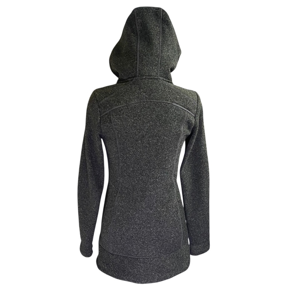Athleta Cya Stronger Fleece Full-Zip Hoodie Long Jacket - Picture 3 of 13
